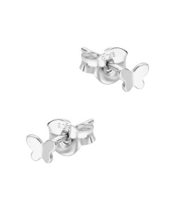 Little Butterfly Silver Stud Earring STS-6814